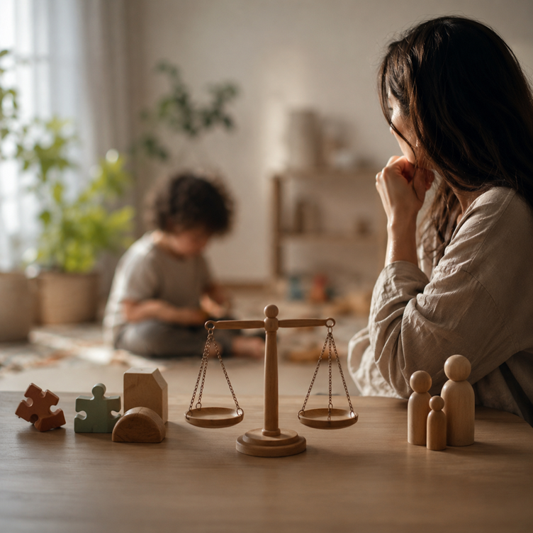 Mother-assessing-a-potential-assessment